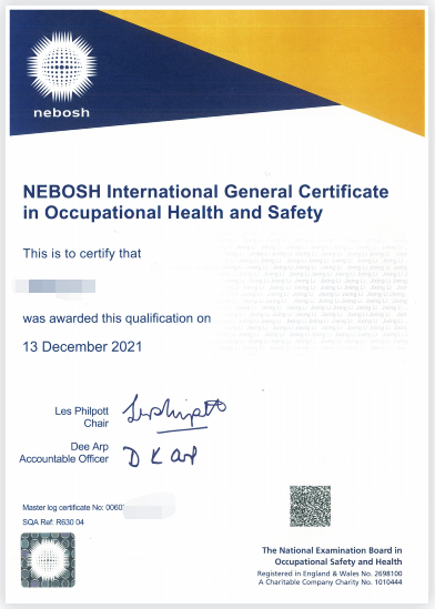 NEBOSH IGC
